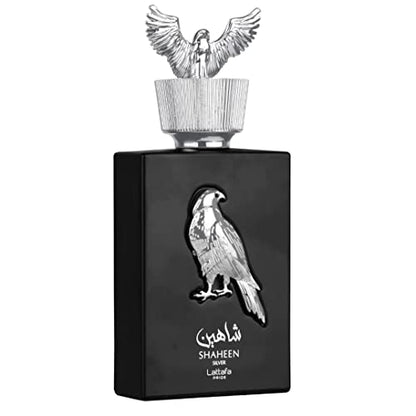 Perfume Lattafa Shaheen Silver Unisex Spray Eau de Parfum, 3.4 Onzas - imagen 3