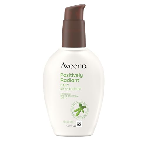 Hidratante Facial Aveeno Positively Radiant con Protector Solar SPF 15, Extracto de Soja para Mejorar el Tono y Textura de la Piel, 4 FL OZ - imagen 3