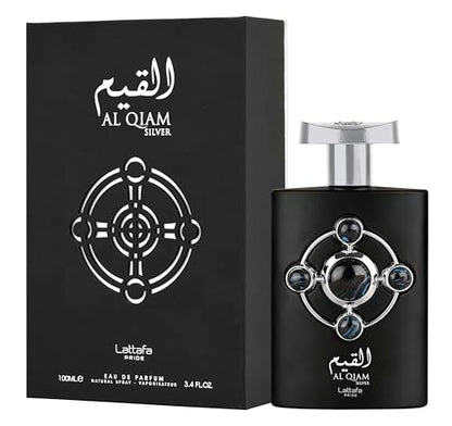 Lattafa Perfumes Al Qiam Silver Eau de Parfum Spray Unisex, 3.4 Onzas - imagen 3