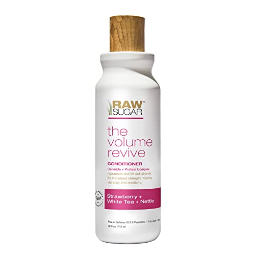 Acondicionador RAW SUGAR The Volume Revive | Fresa + Té Blanco + Ortiga | 18 oz - imagen 1