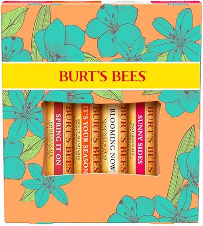 Set de Bálsamos Labiales Burt's Bees - Just Picked, Pomegranate, Watermelon, Sweet Mandarin, Coconut & Pear, Tratamiento Labial de Origen Natural, 4 - imagen 1