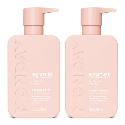 Set de Champú y Acondicionador MONDAY HAIRCARE Hidratante para Cabello Seco, Grueso, Estresado y Frizado, con Aceite de Coco, Proteína de Arroz, - imagen 1