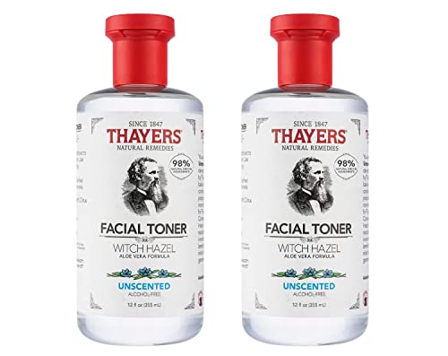 Tónico Facial Hidratante Sin Alcohol THAYERS con Aloe Vera, Vegano, Dermatológicamente Probado, 12 Oz (Paquete de 2) - imagen 1