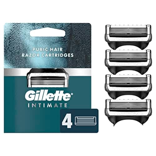 Cabezales de Repuesto para Afeitar Gillette Intimate, 4 Cuchillas, Suaves y Fáciles de Usar, Probadas por Dermatólogos, Con 2x Lubricación - imagen 3