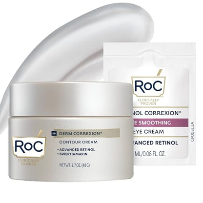 Crema para el Cuello RoC Derm Correxion con Ácido Hialurónico y Retinol Avanzado para Afirmar y Elevar Líneas Horizontales del Cuello, Hidratante - imagen 2