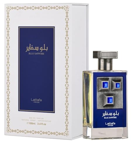 Lattafa Blue Sapphire Eau De Parfum Spray Unisex, 3.4 Onzas - imagen 3