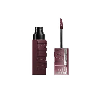 Maybelline Super Stay Vinyl Ink Labial Líquido de Larga Duración, Color Altamente Pigmentado y Brillo Instantáneo, Fearless, 0.14 fl oz, 1 Cuenta - imagen 4