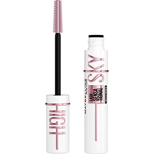 Maybelline Lash Sensational Sky High r para Pestañas Infundido con Suero, Alargador y Engrosador, Fórmula Tinte Lavable, Negro Suave, 1 Unidad - imagen 1