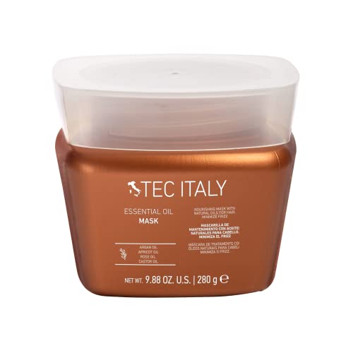 Mascarilla de Aceite Esencial Tec Italy para Cabello Seco y Dañado, Tratamiento Hidratante Profundo, Control de Frizz y Brillo, Cuidado Reparador - imagen 2