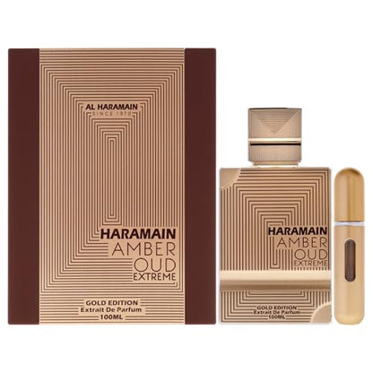 Al Haramain Amber Oud Gold Edition Extreme Eau De Parfum Spray 100ml - Perfume Unisex Duradero y Refrescante, Fragancia Árabe para Mujeres y Hombres - imagen 4