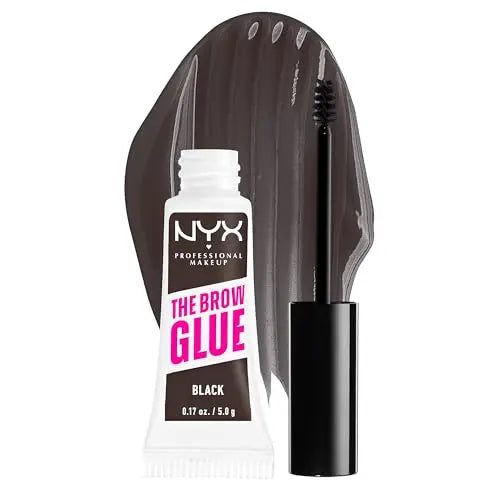 NYX PROFESSIONAL MAKEUP The Brow Glue Gel para Cejas Tinte con Fijación Extrema - Negro - imagen 2
