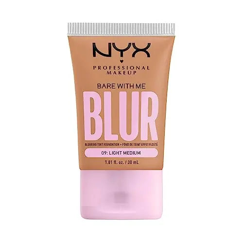 NYX PROFESSIONAL MAKEUP Bare With Me Blur Skin Tint Foundation con Matcha, Glicerina y Niacinamida - Tono Claro Medio - imagen 1