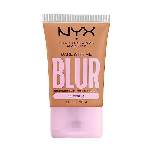 Base de Maquillaje NYX PROFESSIONAL MAKEUP Bare With Me Blur Skin Tint con Matcha, Glicerina y Niacinamida - Tono Medio - imagen 1
