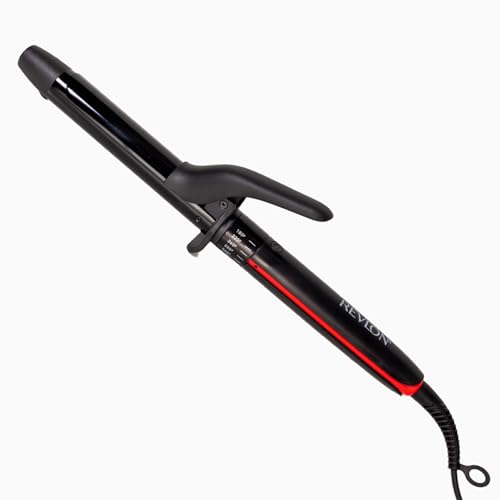 REVLON SmoothStay Curling Iron de 1 Pulgada, Varita de Cerámica Infundida con Aceite de Coco, Tecnología Iónica de Turmalina, Rizos Ajustados y - imagen 1