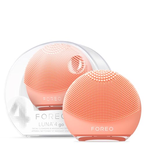 Cepillo de limpieza facial y masajeador FOREO LUNA 4 go - Cuidado facial premium - Mejora la absorción - Herramientas de cuidado de la piel - Para - imagen 1