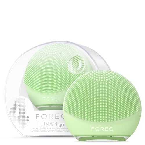 FOREO LUNA 4 go Face Cleansing Brush & Firming Massager - Premium Face Care - Enhances Absorption - Simple Skin Care Tools - For All Skin Types- Pista - imagen 2