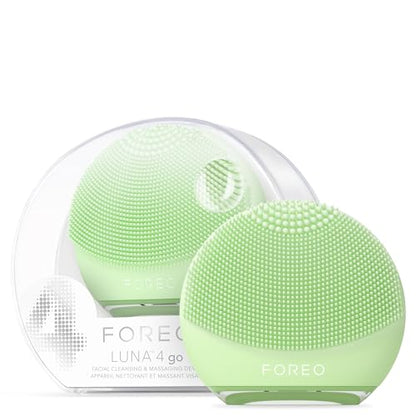 FOREO LUNA 4 go Face Cleansing Brush & Firming Massager - Premium Face Care - Enhances Absorption - Simple Skin Care Tools - For All Skin Types- Pista - imagen 4