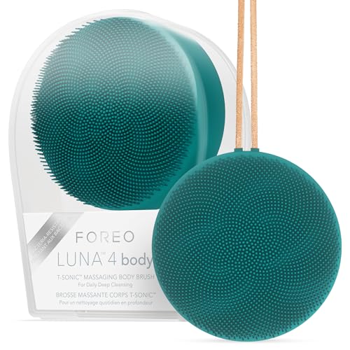 FOREO LUNA 4 body- Body Brush- Whole Body Skin Care- Exfoliating Body Scrubber- Enhances Absorption of Lotion Actives- Premium Lymphatic Drainage Skin - imagen 1