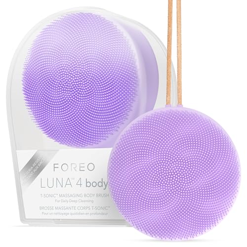 FOREO LUNA 4 body- Body Brush- Whole Body Skin Care - Exfoliating Body Scrubber- Enhances Absorption of Lotion Actives- Premium Lymphatic Drainage Ski - imagen 3