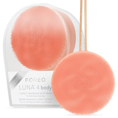 FOREO LUNA 4 body- Body Brush- Whole Body Skin Care - Exfoliating Body Scrubber- Enhances Absorption of Lotion Actives- Premium Lymphatic Drainage Ski - imagen 2