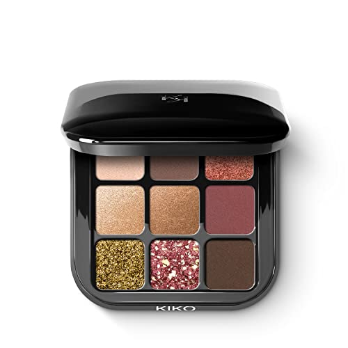 Paleta de Sombras Kiko Milano Glamour Multi Finish 03 | 9 Sombras en Diferentes Acabados - imagen 3
