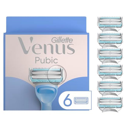 Gillette Venus Maquinillas de Afeitar Íntimas para Mujeres, 6 Recambios de Cuchillas, Maquinillas para Bikini - imagen 4