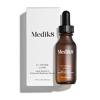 Medik8 C-Tetra Luxe - Suero Facial Equilibrante de Vitamina C - Suaviza Líneas Finas y Arrugas - Suero con Escualano - Vegano y Sin Gluten - 1.0 oz - imagen 1