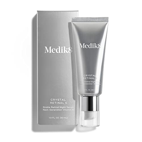 Medik8 Crystal Retinal 6 - Suero Facial de Retinaldehído Avanzado para Firmar la Piel - Suero Nocturno con Ácido Hialurónico y Vitamina E - 1 oz - imagen 2