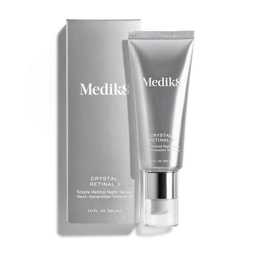 Medik8 Crystal Retinal 3 - Suero Facial de Retinaldehído Antienvejecimiento - Suero Nocturno con Ácido Hialurónico y Vitamina E - Sin Gluten - 1 oz - imagen 3