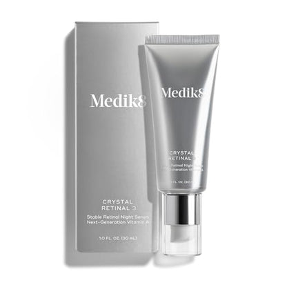 Medik8 Crystal Retinal 3 - Suero Facial de Retinaldehído Antienvejecimiento - Suero Nocturno con Ácido Hialurónico y Vitamina E - Sin Gluten - 1 oz - imagen 2
