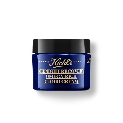 Crema de Noche Rica en Omega Kiehl's Midnight Recovery, Hidratante Facial Renovador, Repara y Rellena la Barrera Cutánea, con Aceites Omega y Ácidos - imagen 3