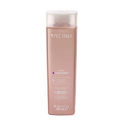 Acondicionador Tec Italy Lumina Tono Púrpura para Cabello Rubio, Gris y Decolorado, Neutraliza Tonos Amarillos, Aumenta Brillo y Suavidad, Protección - imagen 2
