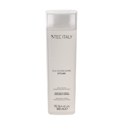 Sérum Capilar Tec Italy Silk System para Cabello Seco y Dañado, Controla Frizz, Aporta Brillo y Suavidad, Protección Térmica, 300 ml - imagen 1