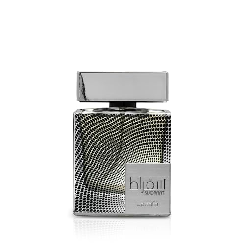 Lattafa Suqraat - Fragancia Eau de Parfum Duradera para Hombre, Fresca, Picante, Aromática y Amaderada, 100 ml / 3.4 Onzas - imagen 1