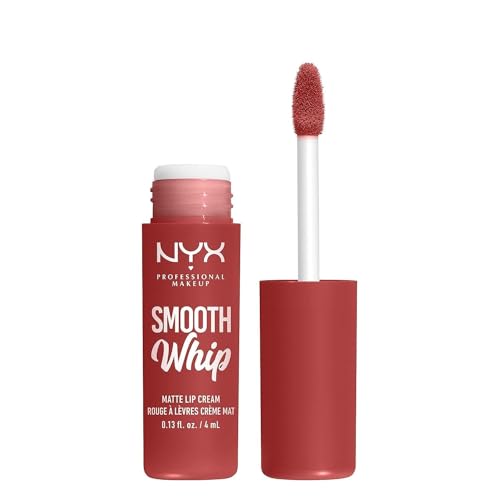 NYX PROFESSIONAL MAKEUP Smooth Whip Matte Lip Cream, Labial Líquido Vegano Hidratante de Larga Duración - Parfait (Rojo Nude Medio) - imagen 1