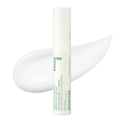 Suero para Ojos Innifree Green Tea Caffeine con Niacinamida, Roll-On Coreano Refrigerante para Hidratación y Luminosidad - imagen 4