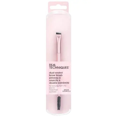 Brocha de Cejas de Doble Cara Real Techniques, para Dar Forma y Rellenar Cejas, Brocha de Spoolie y Liner, Aplicador Vegano, 1 Cuenta - imagen 3