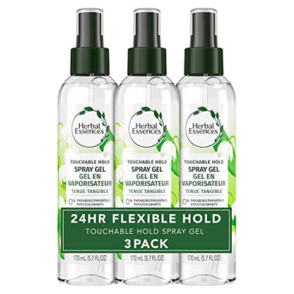 Gel para el cabello Herbal Essences para rizos, gel de peinado para mujeres, fijación suave, 5.7 fl oz (paquete de 3) - imagen 3