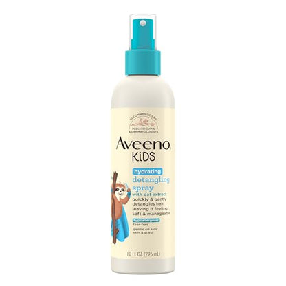 Acondicionador Desenredante Hidratante Aveeno Kids con Extracto de Avena, Desenreda Rápido, Sin Lagrimas, Hipoalergénico, 10 fl. oz - imagen 4