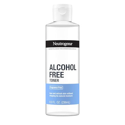 Tónico Facial Diario Neutrogena Sin Alcohol, Sin Fragancia, 8 fl. oz, Hipoalergénico, Limpia y Rehidrata la Piel - imagen 4