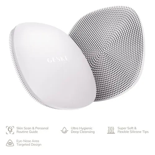 Cepillo Facial GESKE SmartAppGuided™ | 4 en 1 | Cepillo de Limpieza Facial Profesional | Cepillo Facial de Silicona para Cuidado de la Piel - imagen 1