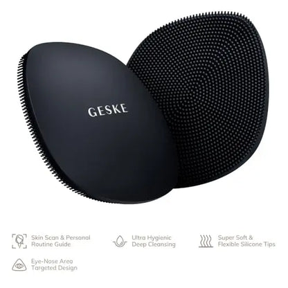 Cepillo Facial GESKE SmartAppGuided™ | 4 en 1 | Cepillo Limpiador Profesional de Silicona | Cuidado de la Piel | Limpieza Suave - imagen 3