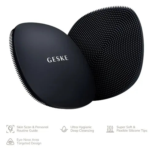 Cepillo Facial GESKE SmartAppGuided™ | 4 en 1 | Cepillo Limpiador Profesional de Silicona | Cuidado de la Piel | Limpieza Suave - imagen 2