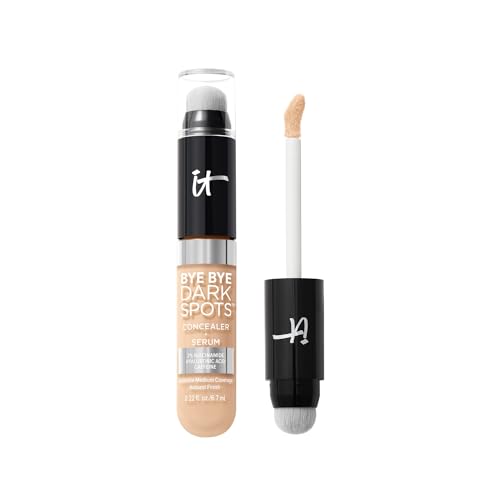 IT Cosmetics Bye Bye Dark Spots Corrector y Suero Iluminador – 2% Niacinamida, Ácido Hialurónico y Cafeína - Cobertura Media, Acabado Natural, Todos - imagen 4