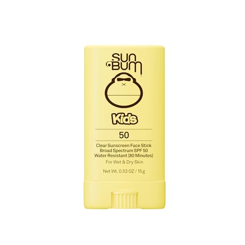 Sun Bum Kids Protector Solar Facial SPF 50 en Barra - Aplicación en Piel Húmeda o Seca, Pantalla Solar de Amplio Espectro con Vitamina E - Tamaño de - imagen 4