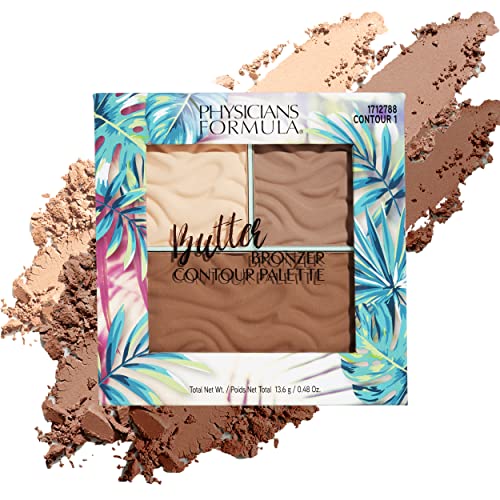 Paleta de Contorno Physicians Formula Butter Bronzer, Claro/Medio, 0.48 Onzas (Paquete de 1) - imagen 1