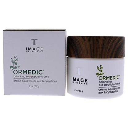 IMAGE Skincare ORMEDIC Biopeptide Crème, Hidratante Facial Equilibrante con Manteca de Karité, Ácido Hialurónico y Aceites Vegetales Orgánicos, 2oz - imagen 2