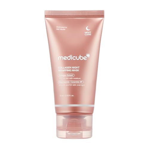 Mascarilla Facial Peel Off Medicube Wrapping Mask Colágeno para Noche | Cuidado de Elasticidad e Hidratación, Reduce Flacidez y Opacidad | Colágeno - imagen 4