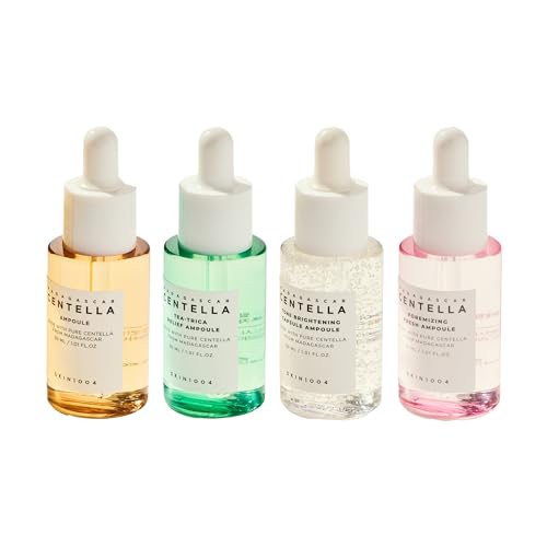 SKIN1004 Kit de Ampollas de Centella de Madagascar, 4ea x 30ml, Set de Sueros Hidratantes de Viaje, Cuidado Facial Coreano - imagen 1