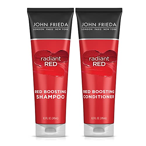 John Frieda Paquete de Champú y Acondicionador Radiant Red, Champú y Acondicionador Mejoradores de Color, con Granada y Vitamina E - imagen 2